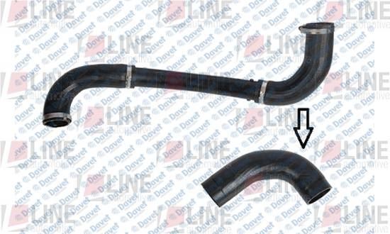 LINE L151301370 Turbo Hortumu Transit V363 2.0 Tdci {Plastik Boru Haric Ok Ile Gosterilen Hortum}